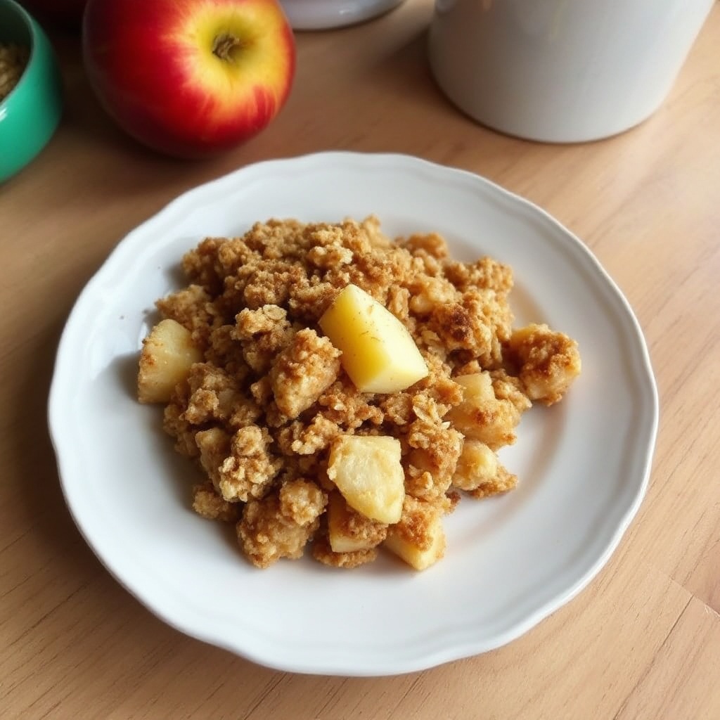 Cinnamon Apple Crumble Delight