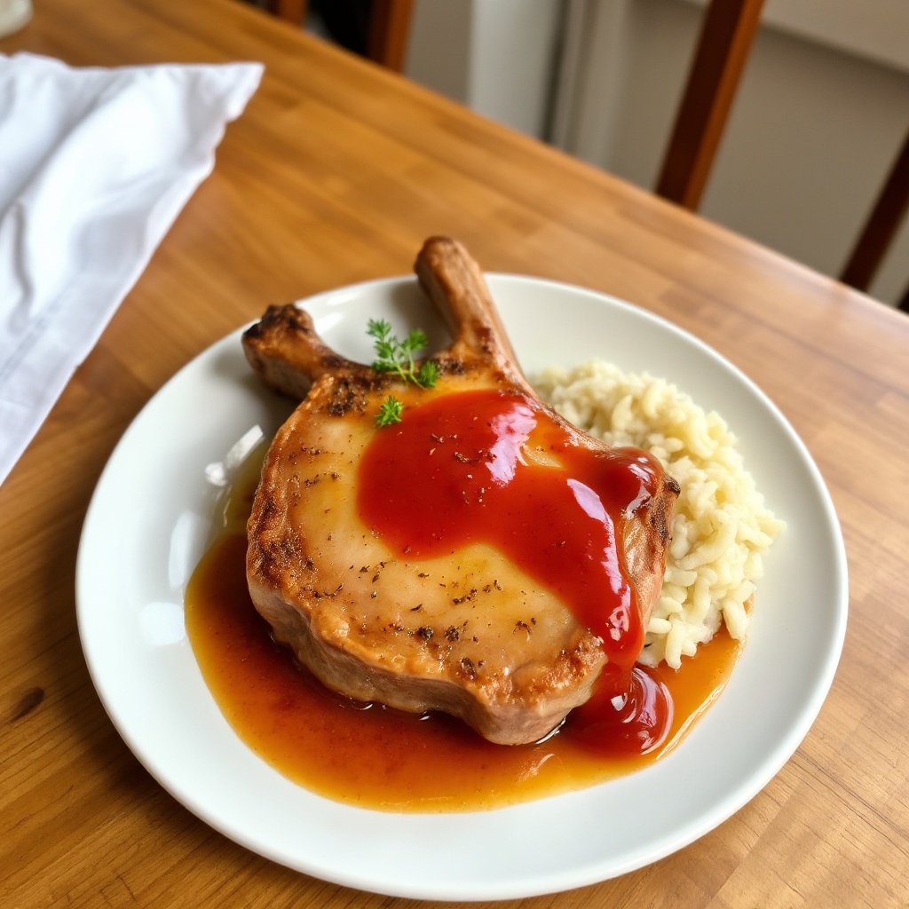 Braciole di Maiale al Forno con Salsa Piccante