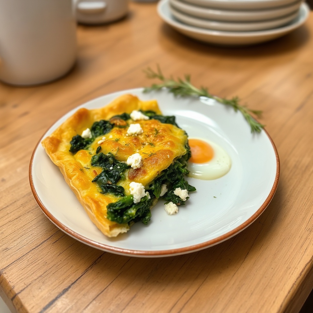 Golden Spinach and Feta Pie