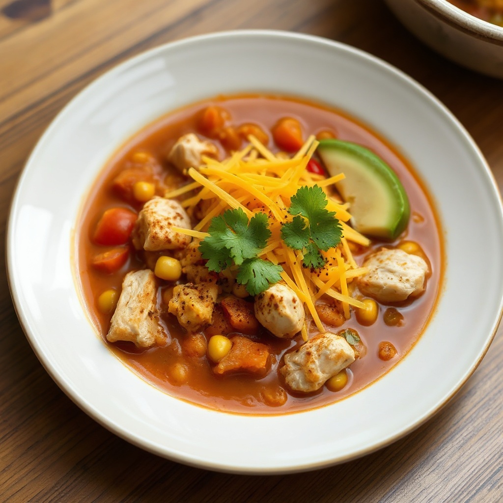 Zuppa di Tortilla di Pollo Piccante