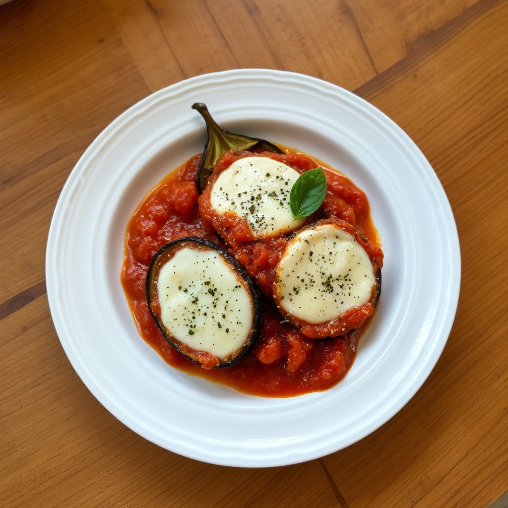 Überbackenes Auberginen-Parmesan-Delight