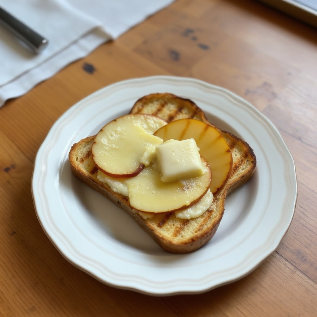 Grilled Apple and Cheddar Delight