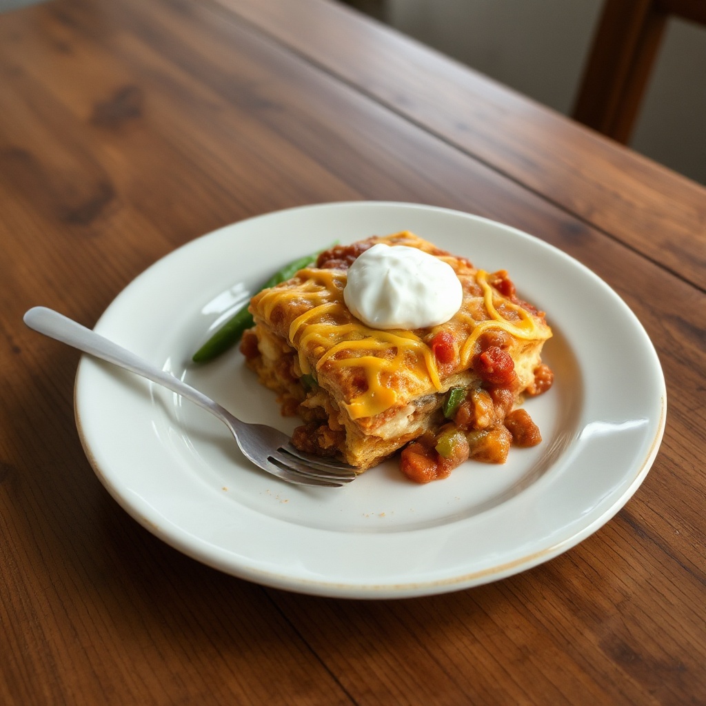 Southwestern Chili Cheese Bake