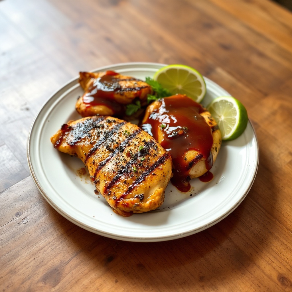 Pollo Grigliato Tropicale con Glassa BBQ Piccante