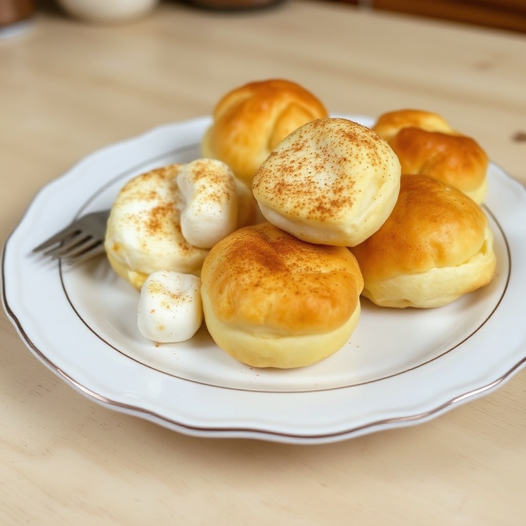 Golden Cinnamon Marshmallow Puffs