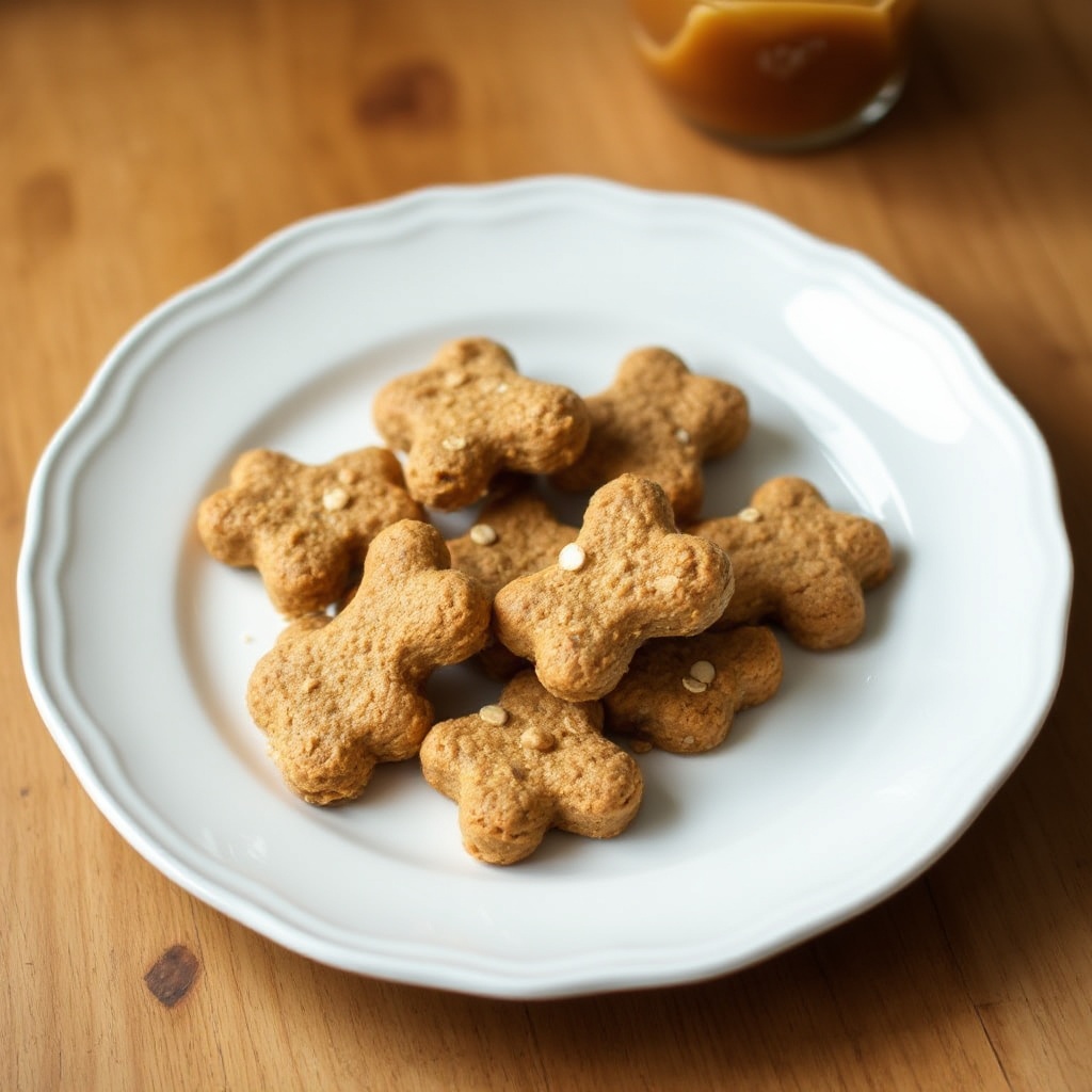 Biscotti per Cani con Burro di Arachidi e Avena