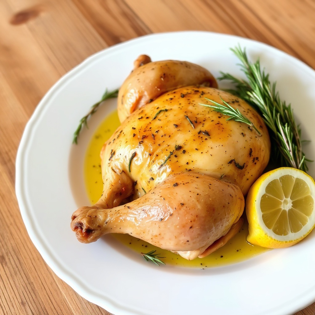 Pollo Arrosto Infuso di Erbe