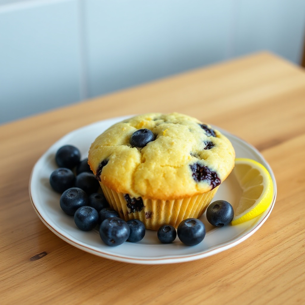 Muffin ai Mirtilli e Limone