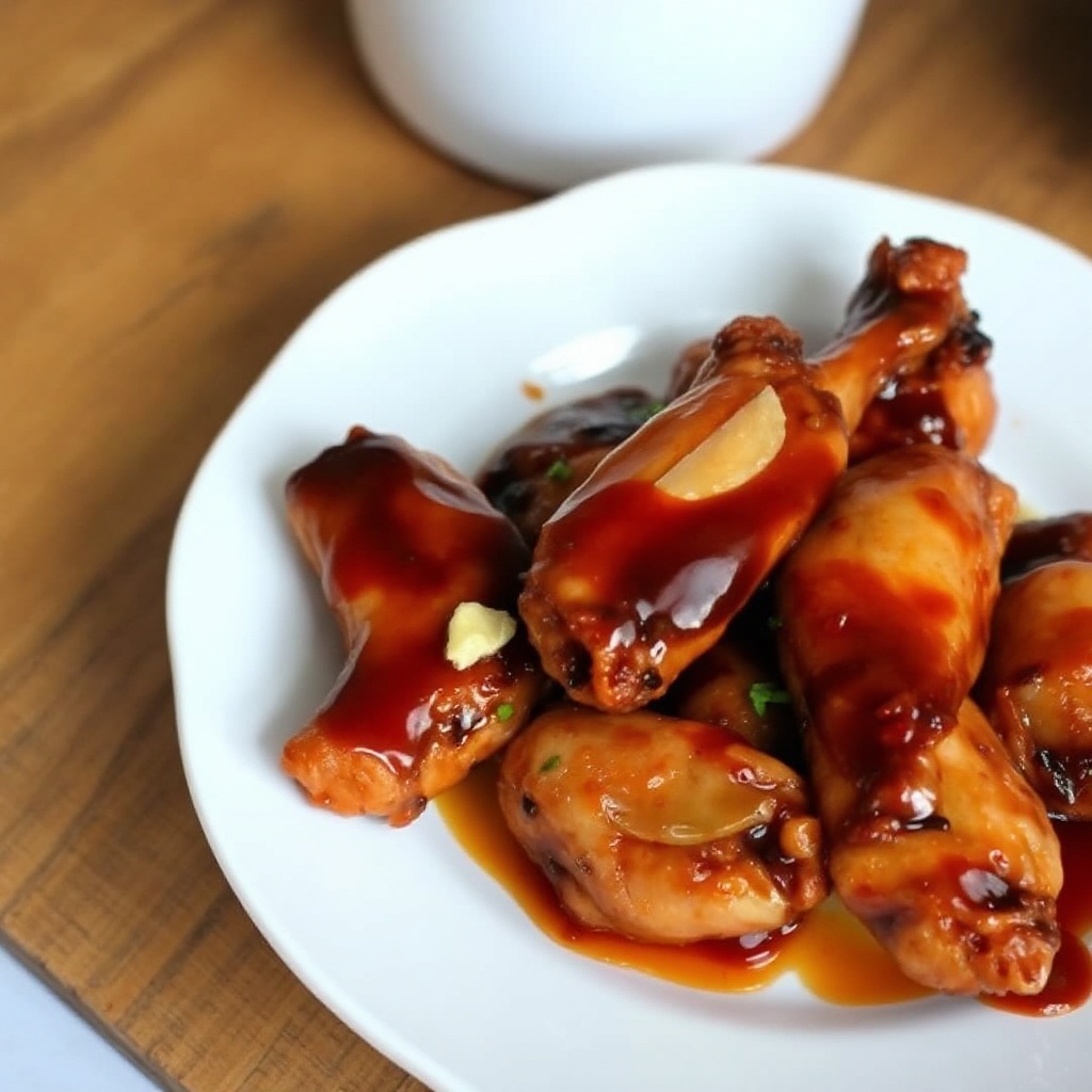 Sweet and Spicy Glazed Chicken Wings