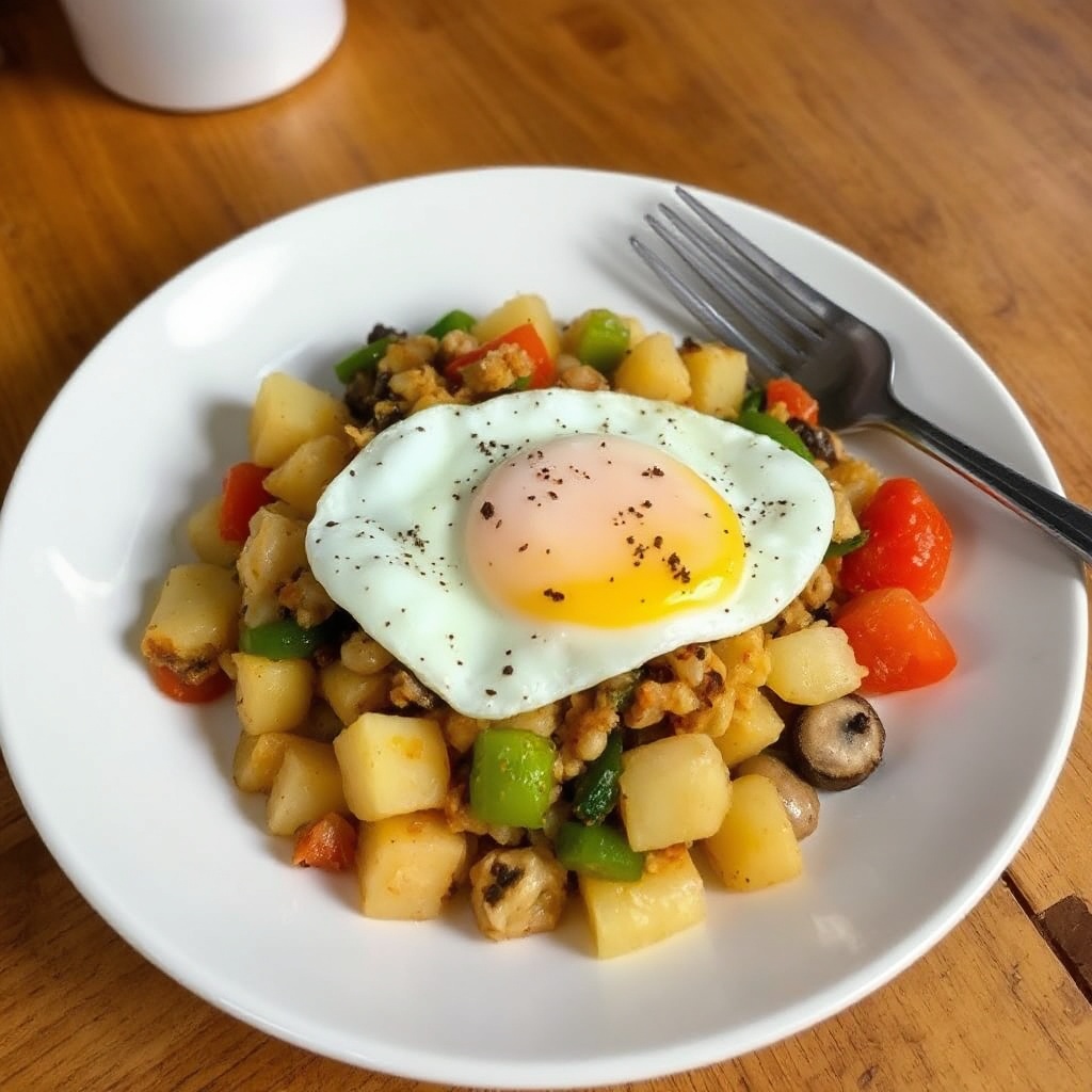 Herzhafter Frühstücks-Hash