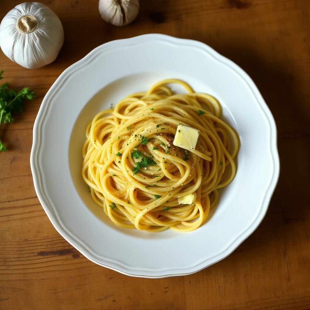 Savory Buttered Herb Noodles