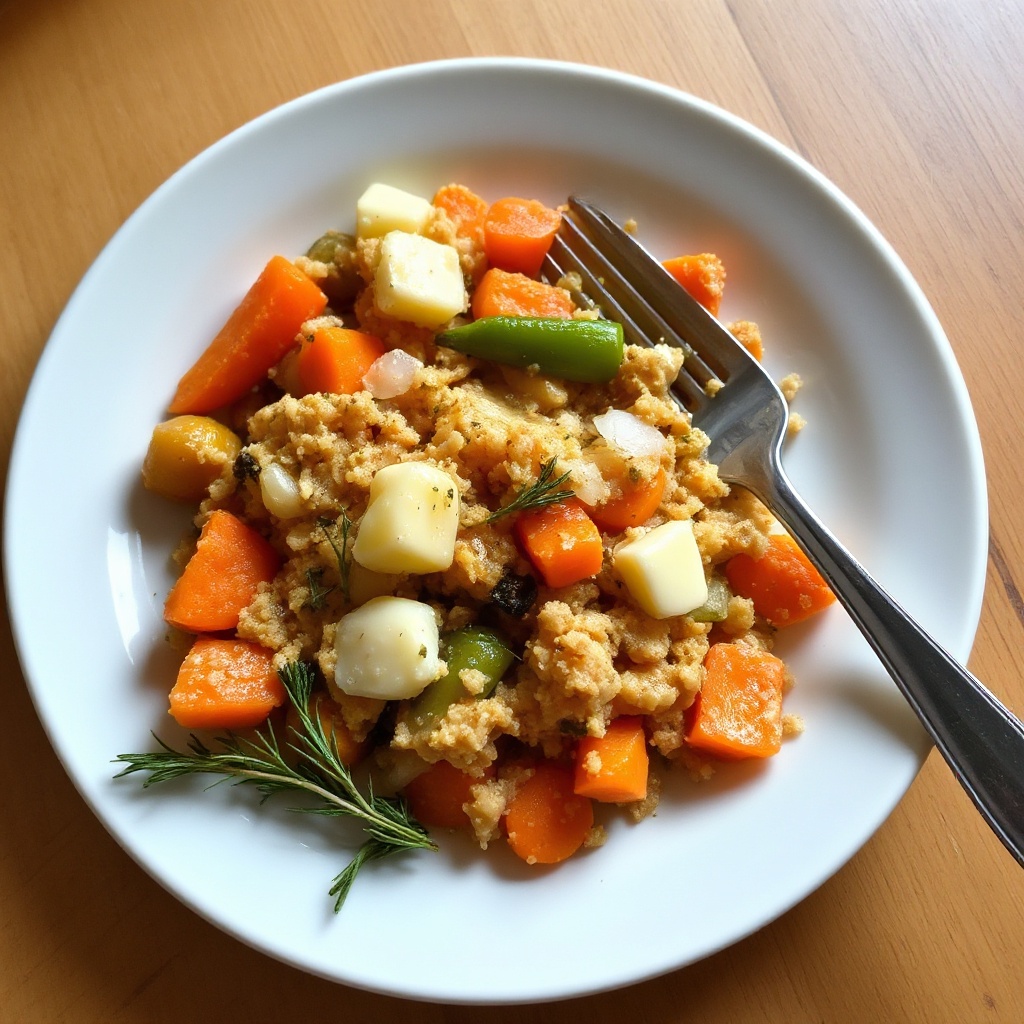 Savory Carrot and Herb Bake