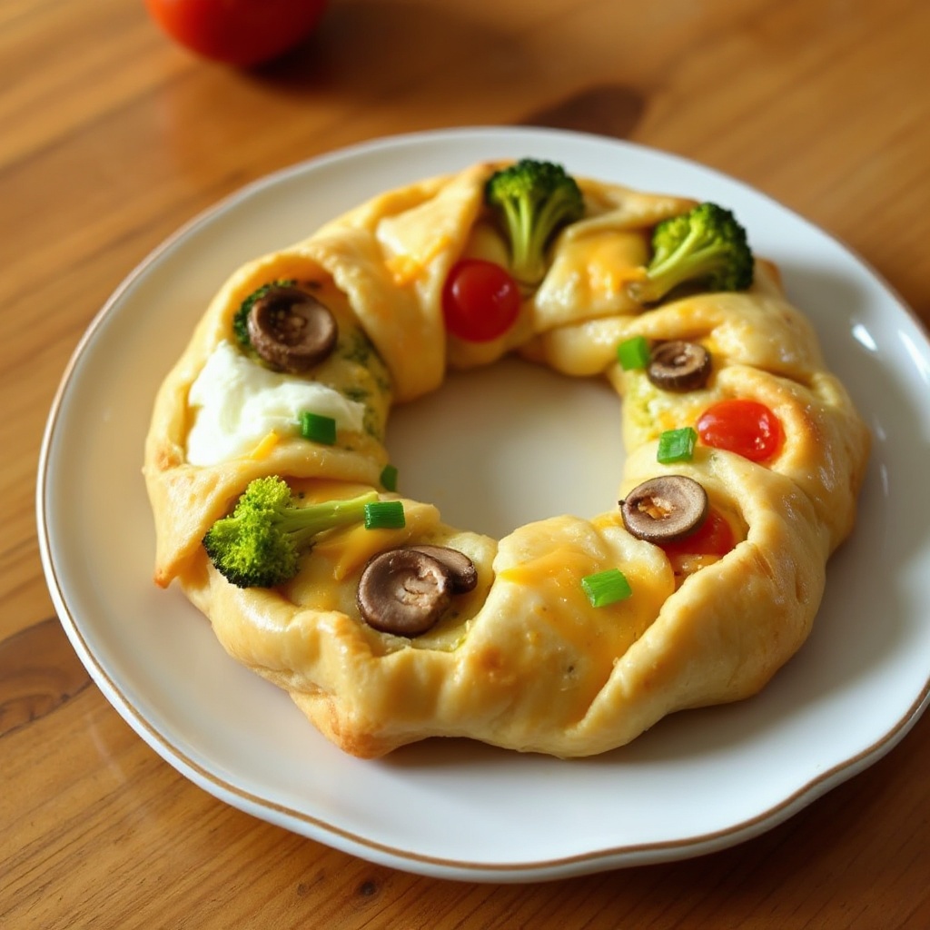 Cheesy Vegetable Crescent Ring