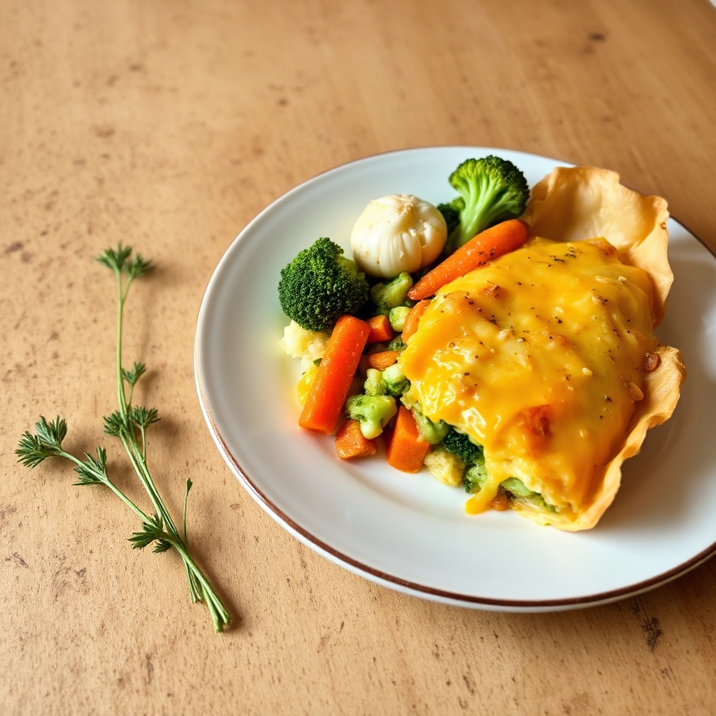 Torta di Verdure e Formaggio in Pasta Fillo