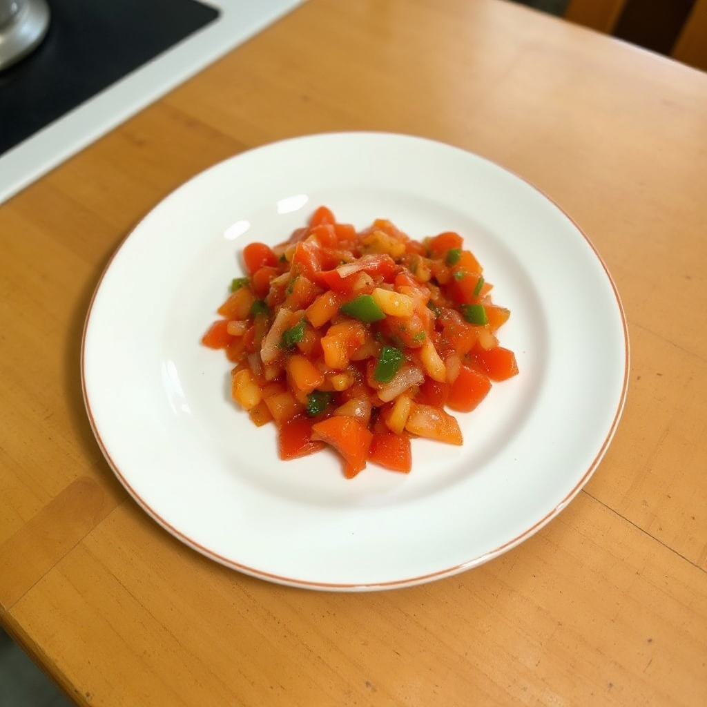 Spicy Sweet Pepper and Onion Relish