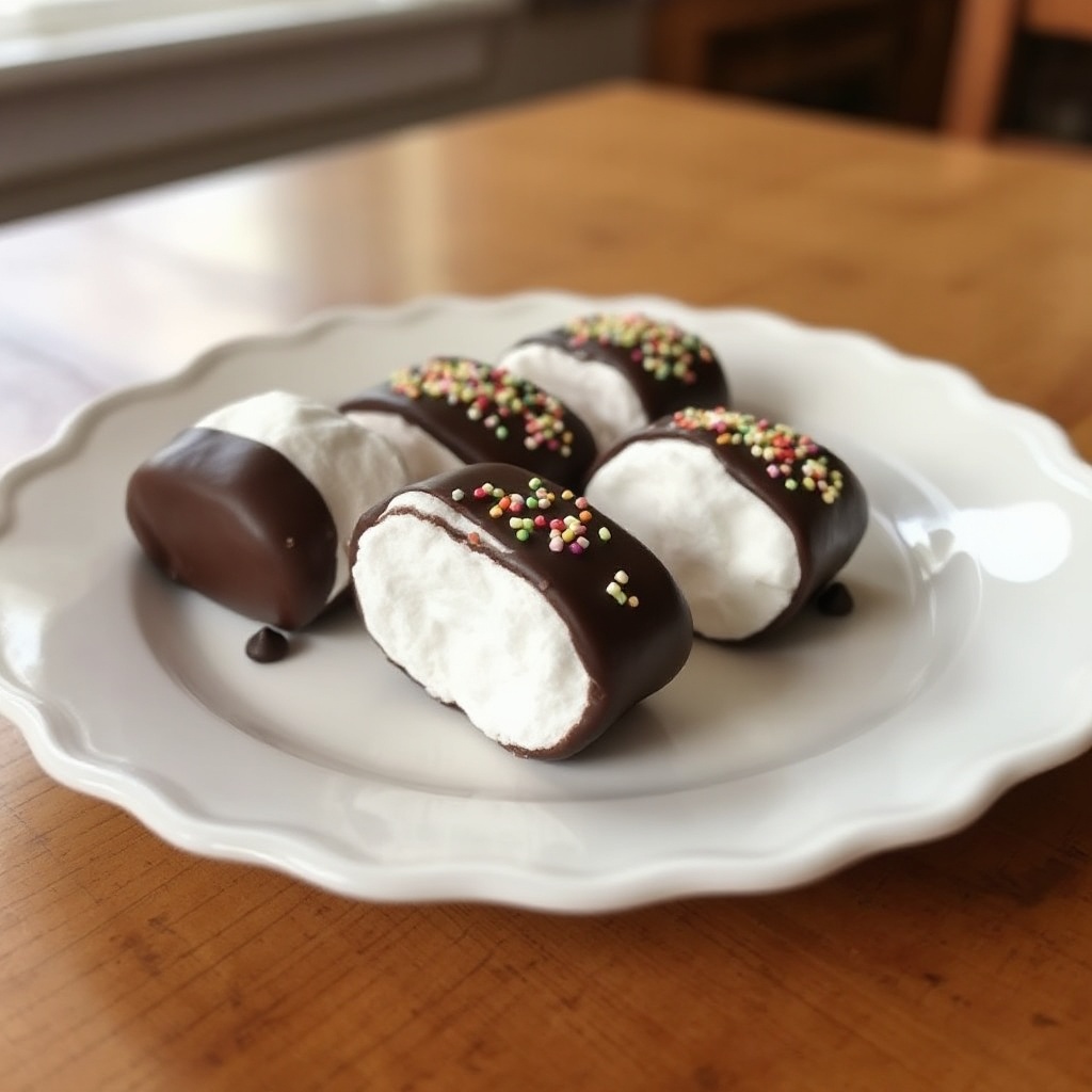 Deliziose Marshmallow Ricoperte di Cioccolato