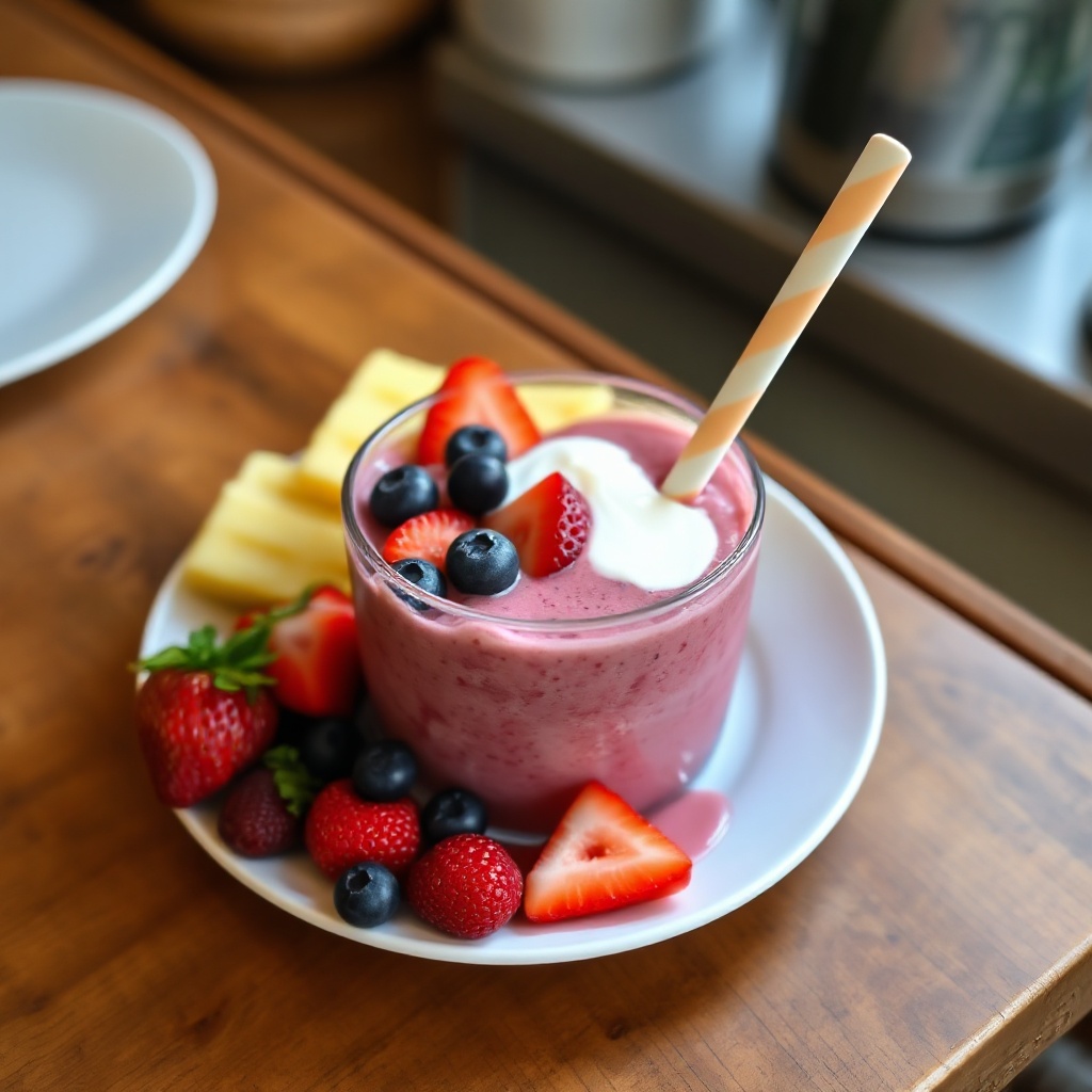 Tropical Berry Bliss Smoothie