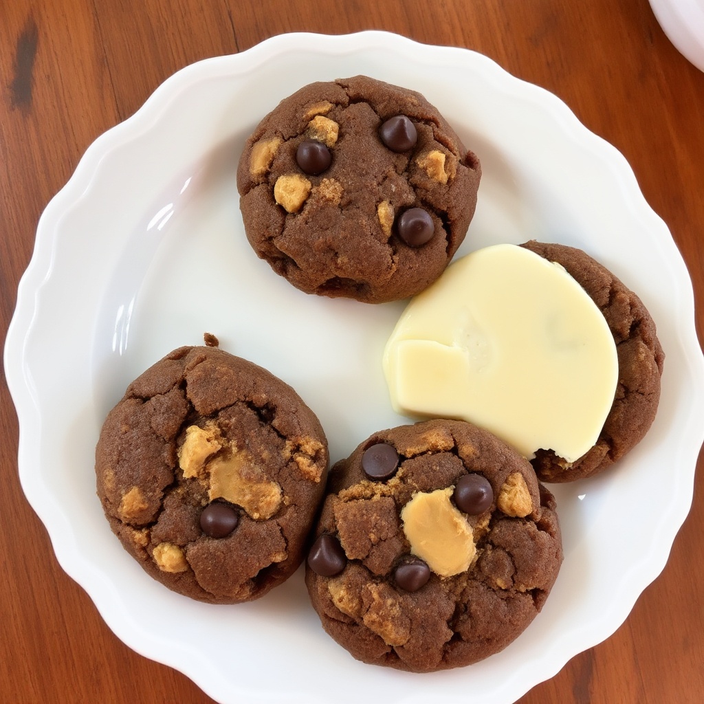 Chocolate Peanut Butter Bliss Cookies