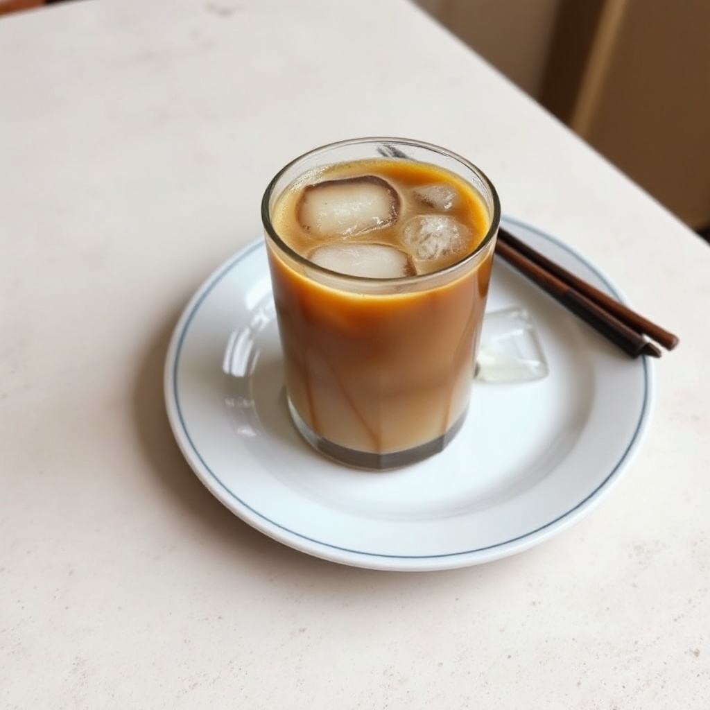Creamy Vanilla Iced Coffee