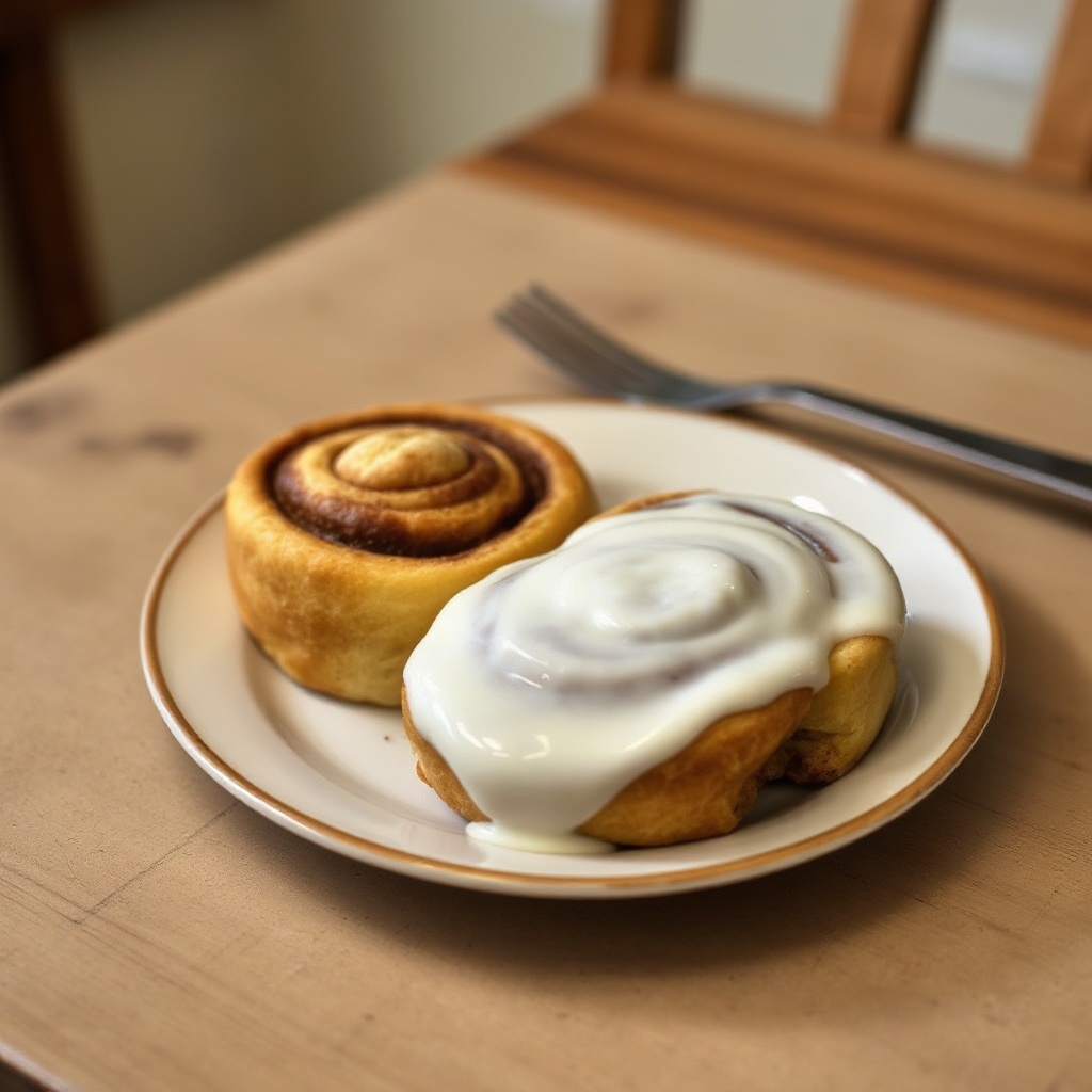 Homemade Cinnamon Swirl Rolls with Creamy Glaze