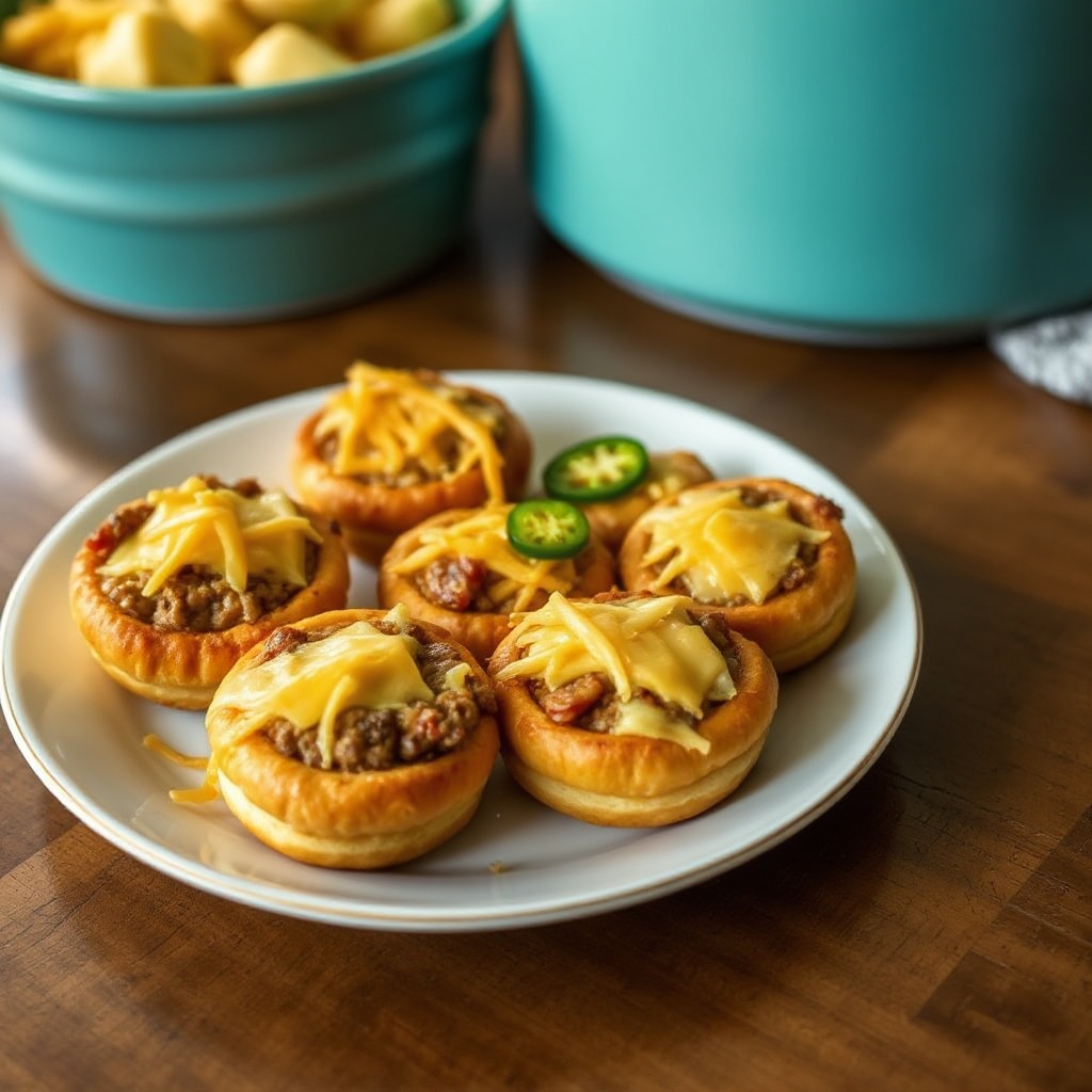 Spicy Sausage Cheese Bites