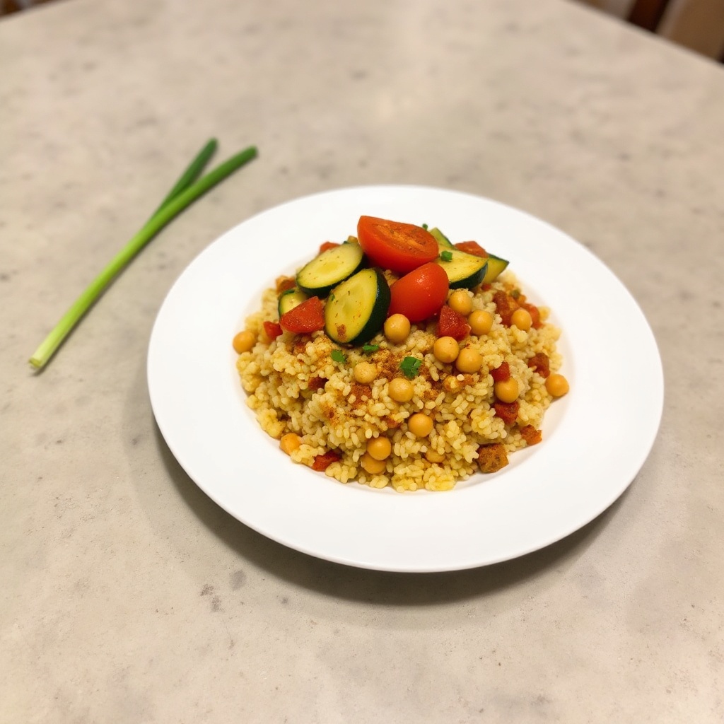 Würziger marokkanischer Couscous-Genuss