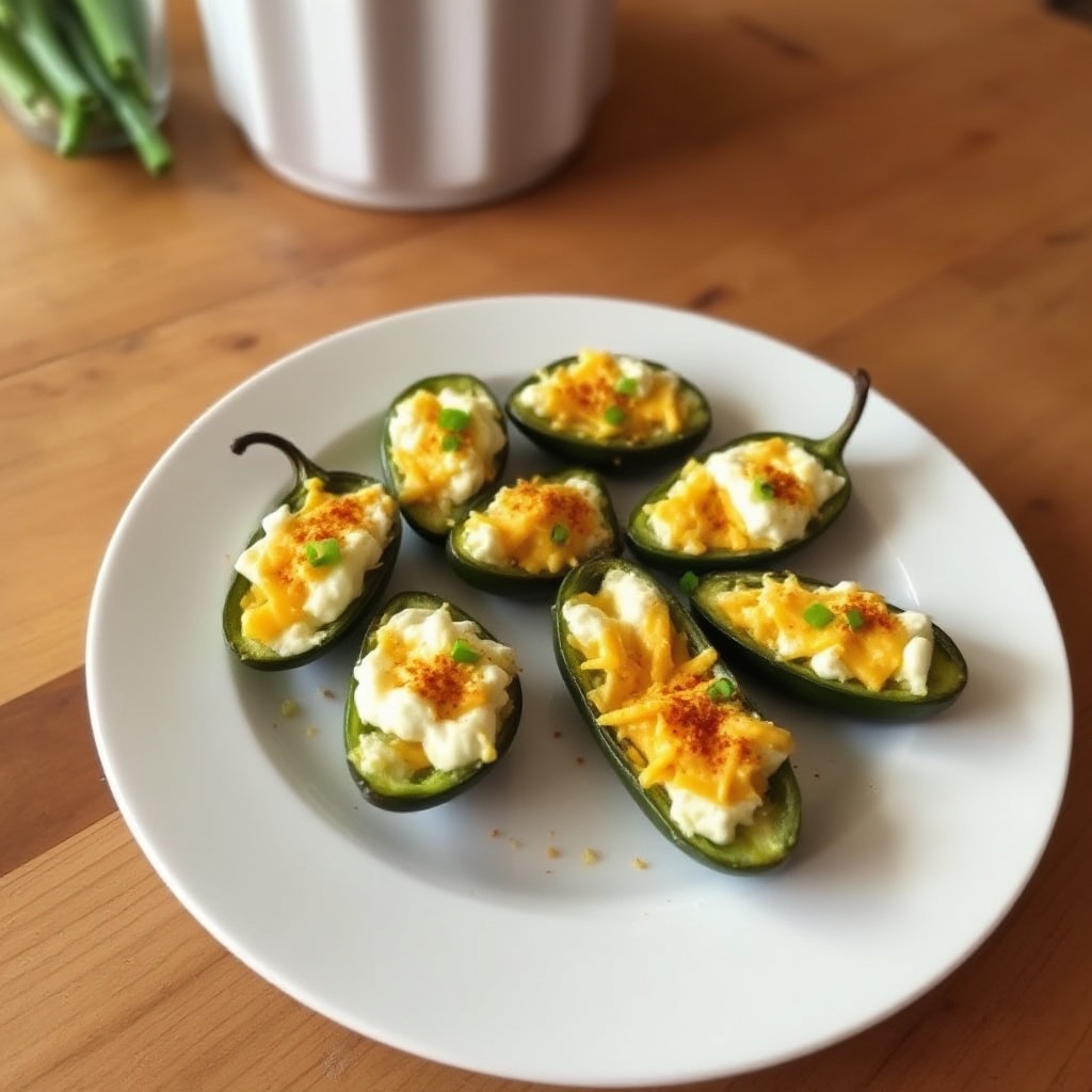 Cheesy Stuffed Jalapeño Bites