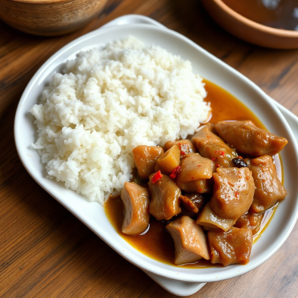 Herzhafter Ingwer-Soja-Schweinebraten