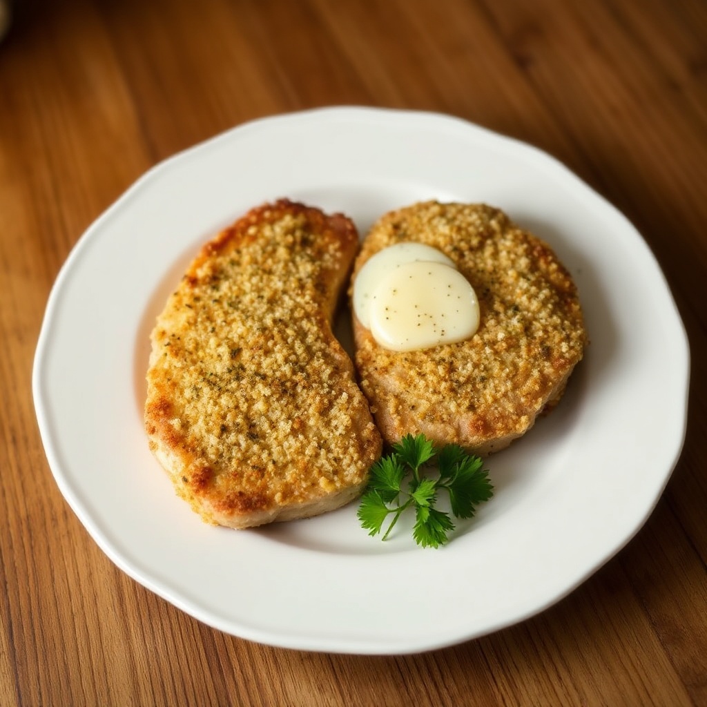 Cotoletta di Maiale Croccante con Parmigiano e Erbe