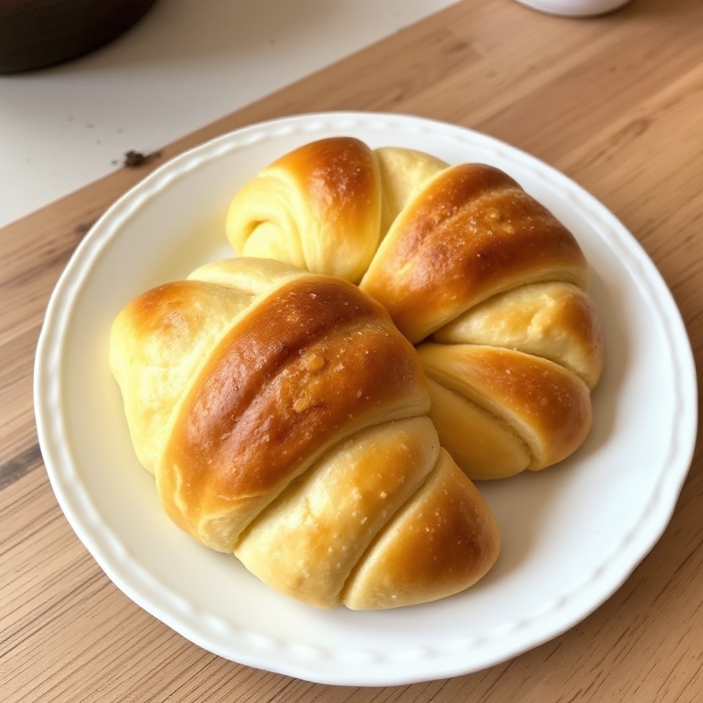 Weiche Butter-Croissants