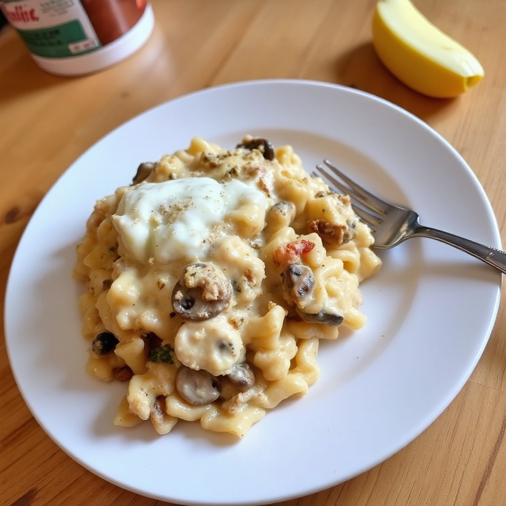 Cremiger Thunfisch-Nudelauflauf