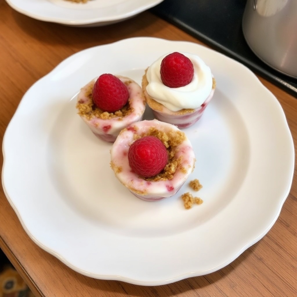 Frozen Raspberry Delight Cups