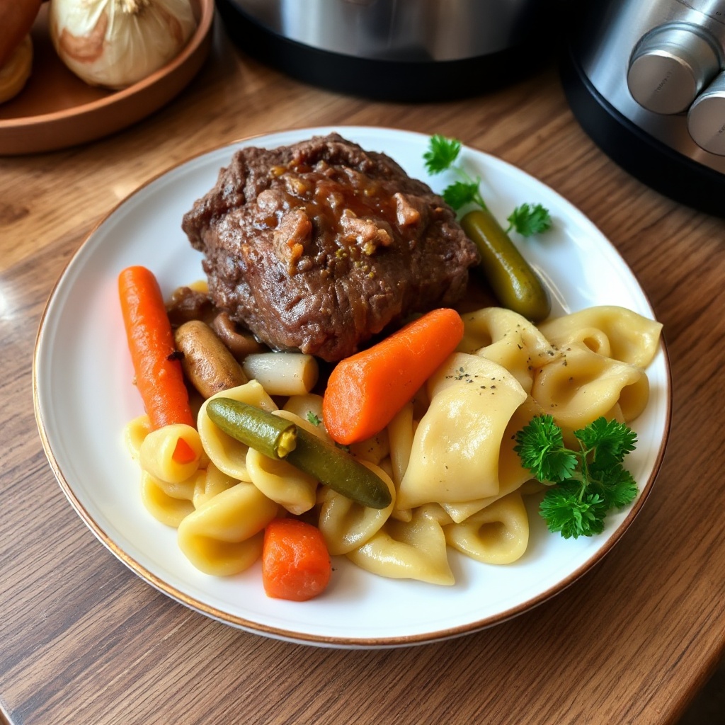Arrosto di Manzo Bavarese in Pentola Lenta