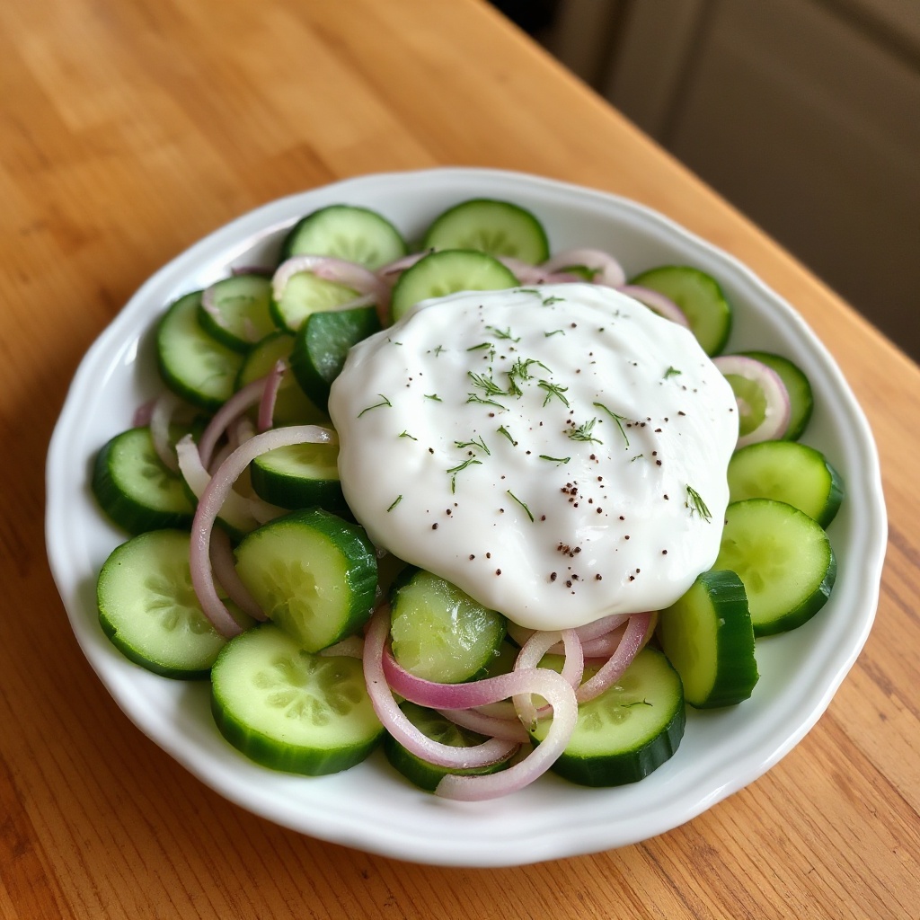 Refreshing Summer Cucumber and Yogurt Salad
