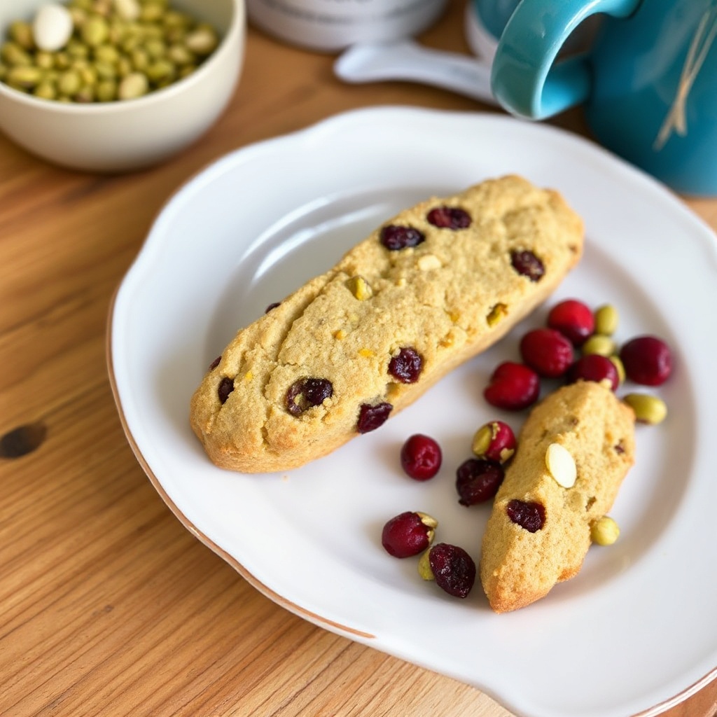 Cranberry Pistachio Biscotti