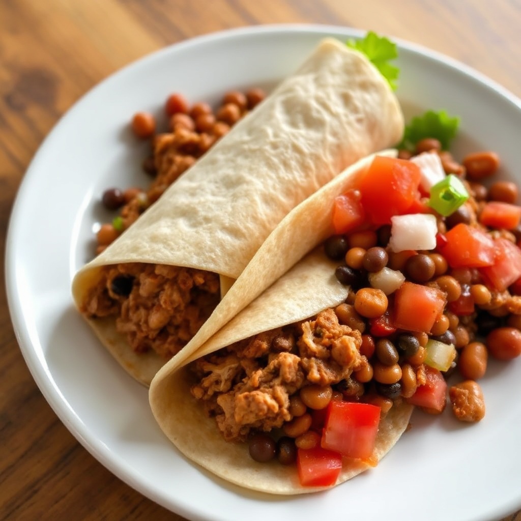 Burritos di Maiale Sfilacciato Messicano