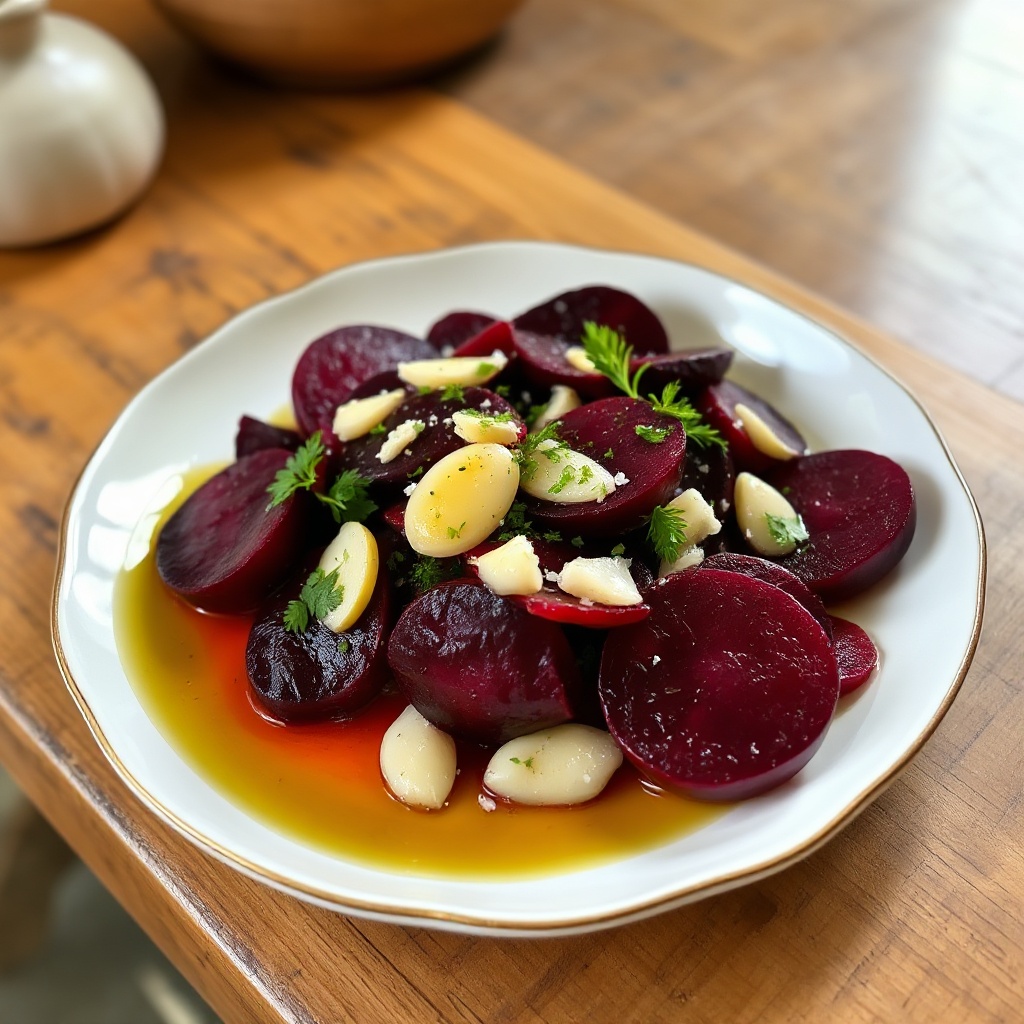 Insalata di Barbabietole con Aglio Piccante