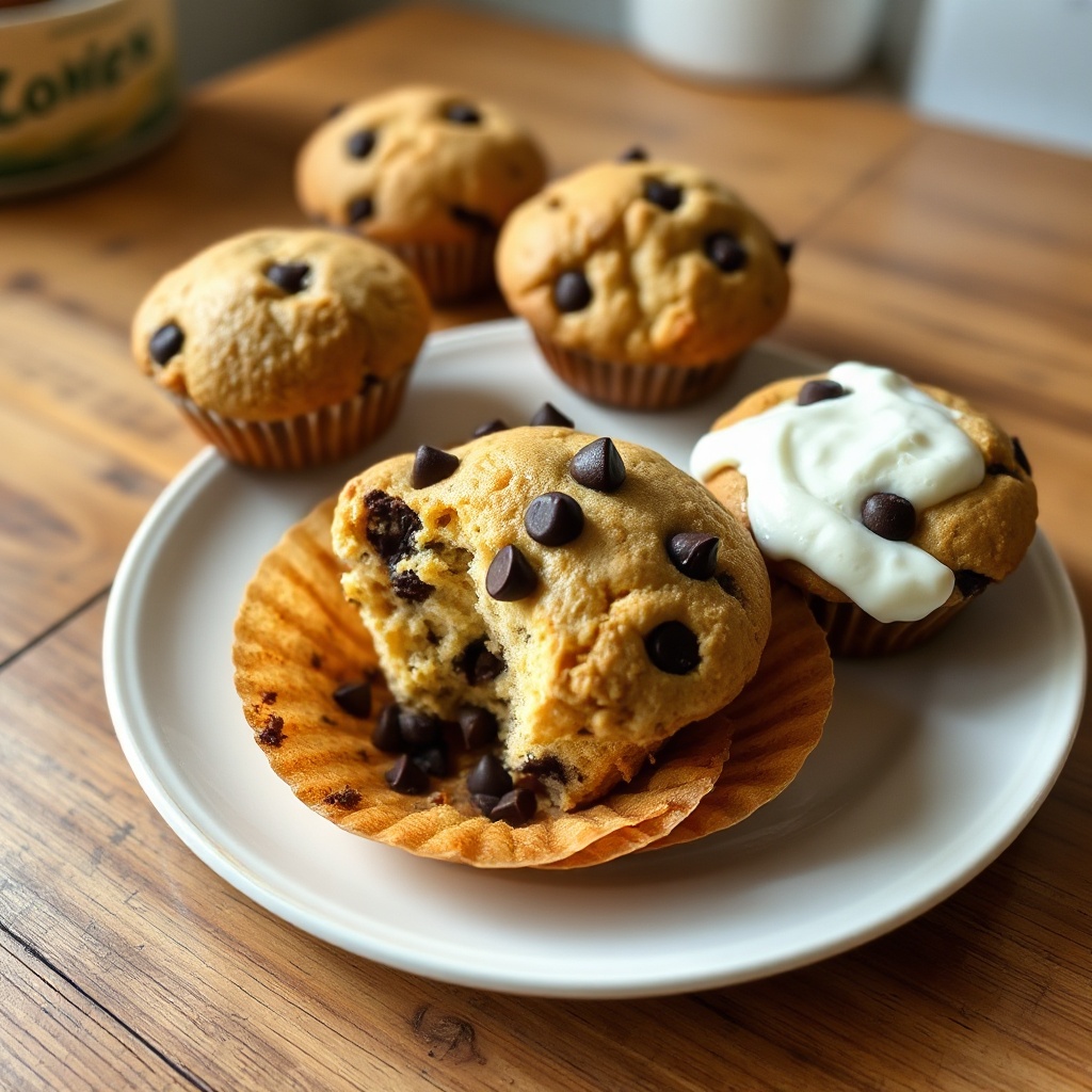 Muffin Cremosi con Gocce di Cioccolato