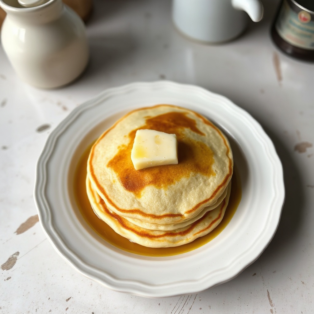 Fluffy Vanilla Pancakes