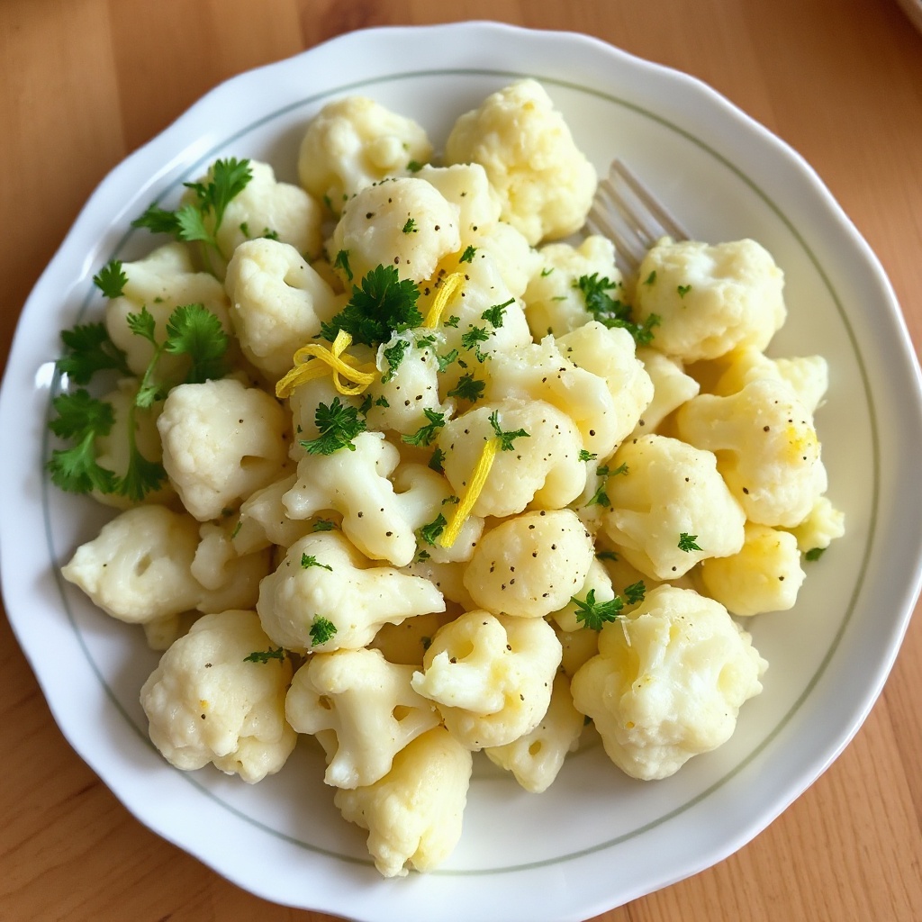 Cavolfiore al Limone e Aglio