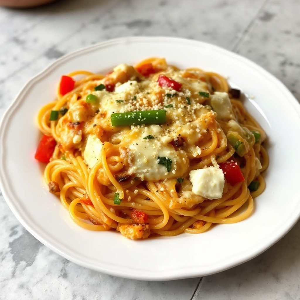 Cheesy Vegetable Pasta Bake