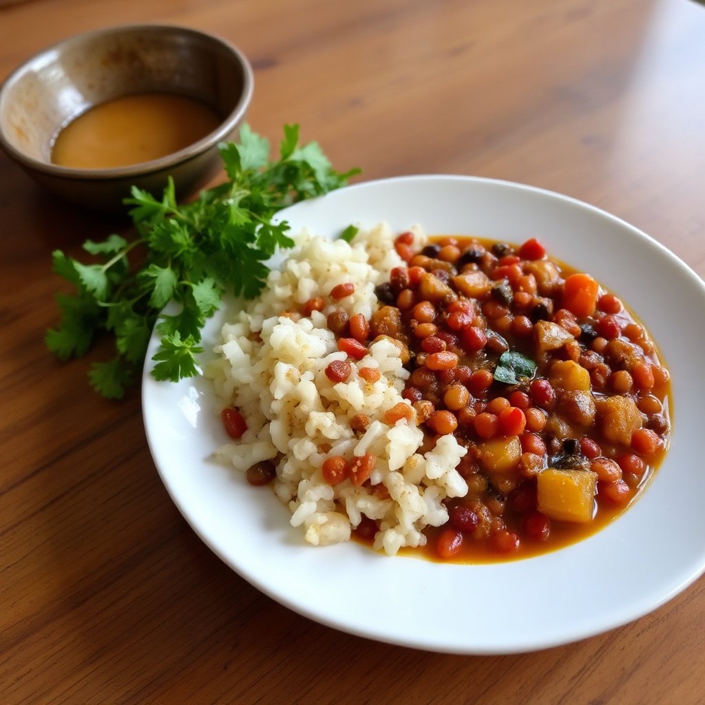 Stufato di Lenticchie e Verdure Speziato