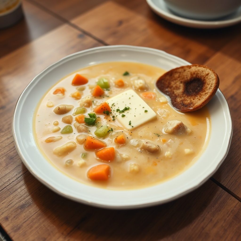 Cremige Bier-Käse-Suppe mit einem Twist