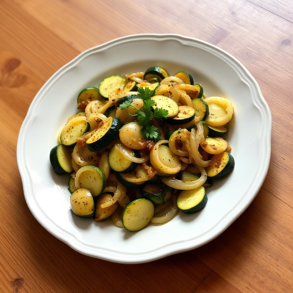 Savory Zucchini and Onion Sauté