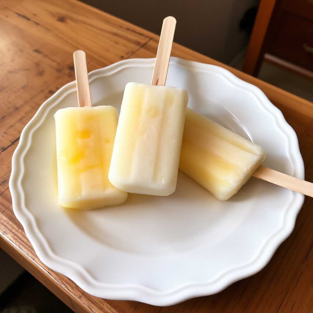 Ghiaccioli Tropicali al Cocco e Ananas