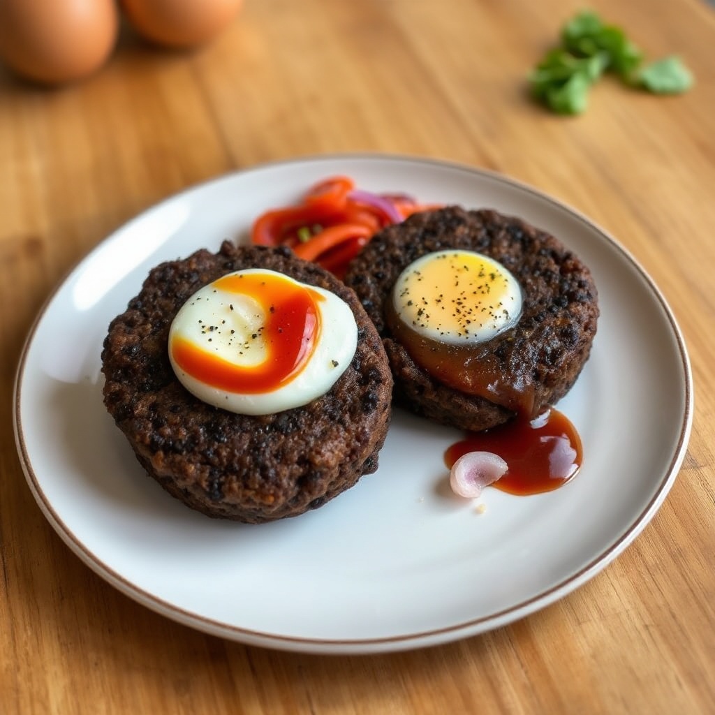 Herzhafte Schwarze Bohnen Burger