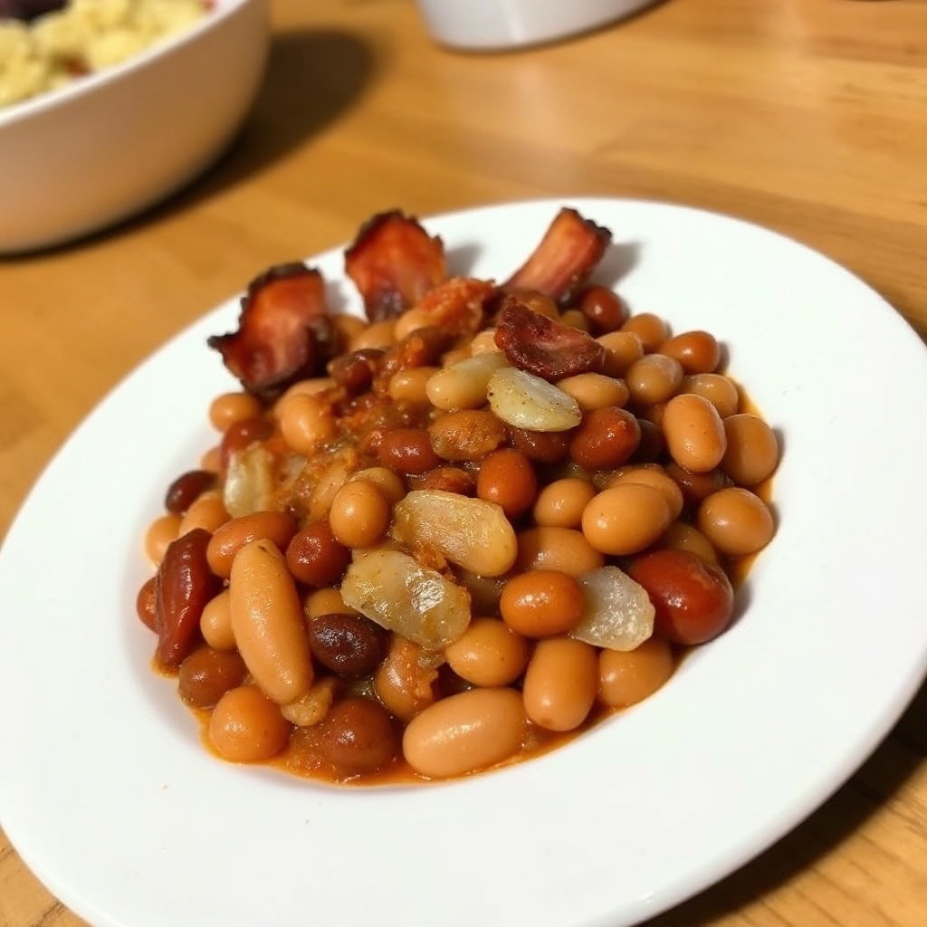 Misto di Fagioli Affumicati al Forno