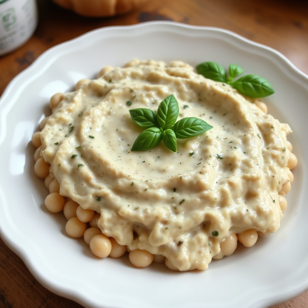 Creamy Garlic and Herb Bean Spread