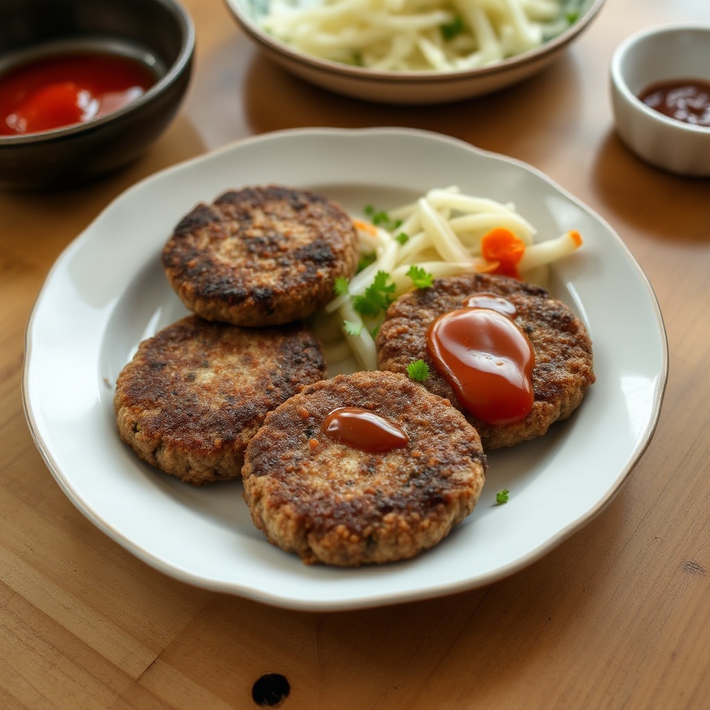 Savory Japanese-Style Beef Patties