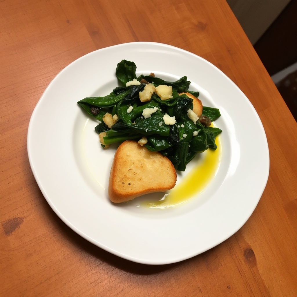 Savory Swiss Chard and Gruyère Bread Bake